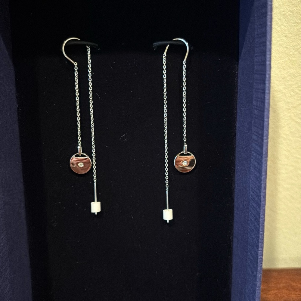 Swarovski crystal earrings. New never worn